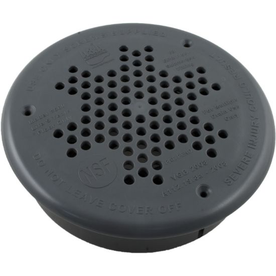 561115 Grate A & A Manufacturing PDR 10" Round Retro Kit Gray