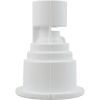 215-1390 Wall Fitting WW Poly Storm Gunite Built-In Wht Thread-In