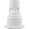 215-1390 Wall Fitting WW Poly Storm Gunite Built-In Wht Thread-In