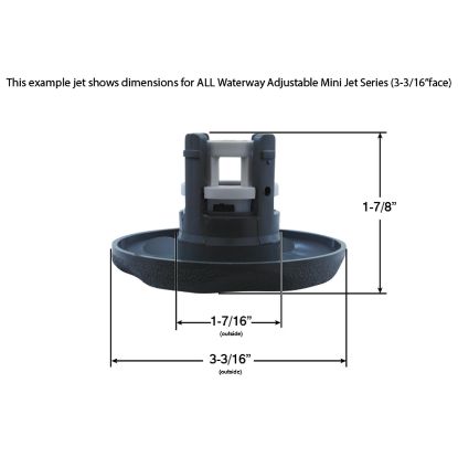 212-1211 Jet Intl WW Mini 3-3/16"fd Roto Textured Scal Blk