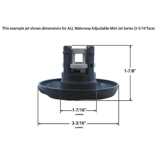212-1211 Jet Intl WW Mini 3-3/16"fd Roto Textured Scal Blk