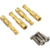 BIK4 Main Drain Brass Insert Aquastar with Screw Quantity 4