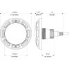 64-EGNCW-80 PAL EvenGlow Nicheless Light 12vdc Cool White 80ft Cable