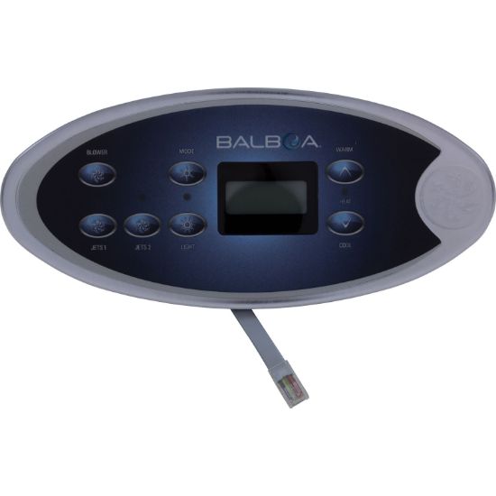 54652 Topside BWG VL702S 7 Button P1 P2 Bl Lt Mode Temp