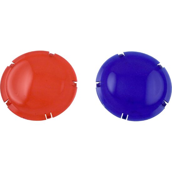 79105400 Light Lens Kit Pent Am Prod HiLite Blue Red Plastic