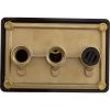 78310500 Light Junction Box Pentair (3) 1/2" Ports Brass Base
