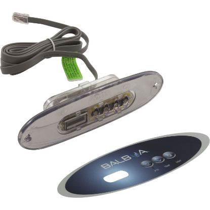 54685KIT Topside BWG MVP260/VL260 3-Button Jets/Temp/Light