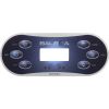 12101 Overlay HQ-BWG TP600P1AuxFlip Lt Temp LCD blu/wht