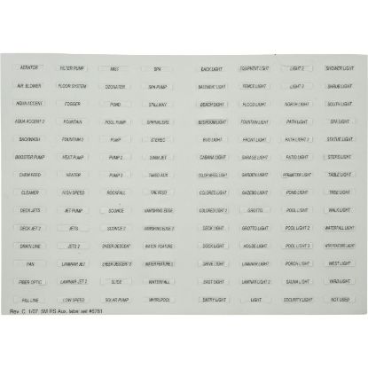 6578 Mounting Kit Zodiac Jandy AquaLink All Button Control