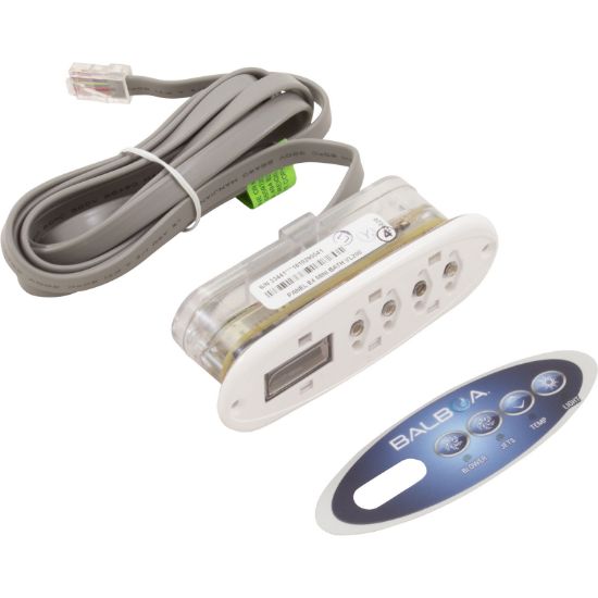 52144 Topside HQ-BWG VL200 4-ButtonBlP1TempLtLCDw/ Overlay