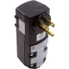 16693 GFCI Leviton 15A SPST Right Angle Plug