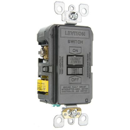 8590-XE GFCI Leviton 20A SPST Deadfront Black