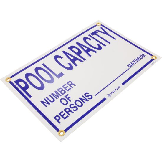 R230900 Sign Pool Capacity 18