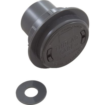 3-3-113 Return Fitting/Inlet Zodiac ThreadCare 1.5" and 1" Dk Gry