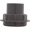 3-3-113 Return Fitting/Inlet Zodiac ThreadCare 1.5" and 1" Dk Gry