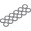 0301-229W-12 O-Ring/Gasket Magic 2" Heater Black 12 Pack