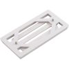 25533-200-000 3 Bar Grate And Frame Assembly White