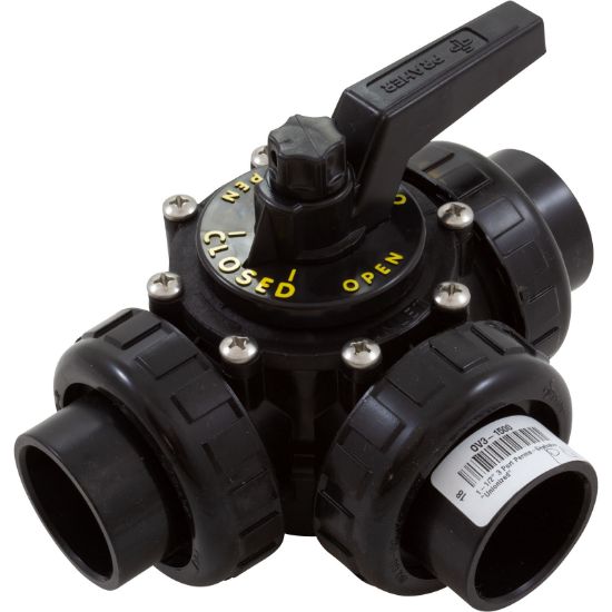 OV3-1500U 1-1/2" 3 Port Perma-Sealvalve "Unionized"