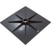 SPX1082EBLK Cover Square Deck Plate (Black)