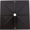 SPX1082EBLK Cover Square Deck Plate (Black)