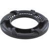 519-8261 Trim Ring Waterway Dyna-Flo XL Scalloped Black