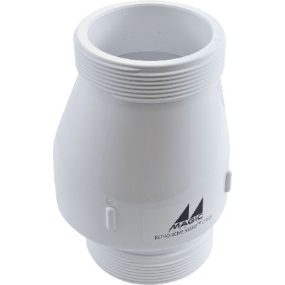 0823-20RT Check Valve Magic 2" ACME Fine Thd 1/2lb White