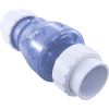 0823-20MC Check Valve Magic Plastics Smart Check 2"Union 2lb. Clear