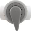 600-3067 Diverter Valve WW 2" 2 Port Top Mount Notched Gray