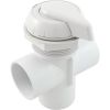 600-3060 Diverter Valve WW 2" 2 Port Top Mount Notched White