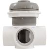 600-4337 Diverter Valve WW 1" 3 Port Top Mount Horizontal Gry