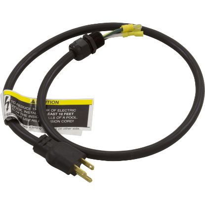 79137800 Power Cord NEMA 15A 3 foot 3 Wire with Strain Relief