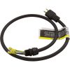 79137800 Power Cord NEMA 15A 3 foot 3 Wire with Strain Relief