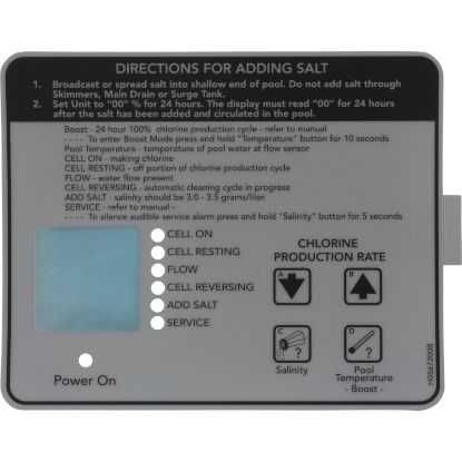 R0404400 Decal Zodiac AquaPure Bottom