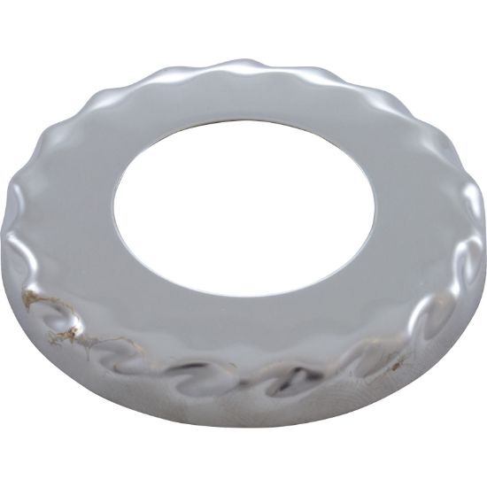916-4000 Escutcheon Waterway Mini Jet Deluxe Scallop Stainless