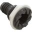 212-1839G-DSG Bulkhead Fitting Waterway 3/4