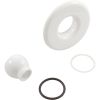 10-3955WHT Escutcheon BWG/HAI Slimline Smth w/Dir Eyeball White