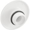 10-3955WHT Escutcheon BWG/HAI Slimline Smth w/Dir Eyeball White