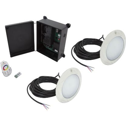  EvenGlow Pool Light Kit RGB Dual 80ft with Driver