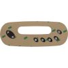 9916-101335 Overlay Gecko in.k450 7-Button P1 P2 P3 Lt