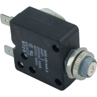  Circuit Breaker Panel Mount 3A 115v