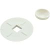05-632 Washer Assembly Recessed Plastic w/Cover White