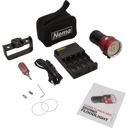 LT-8000M-100 Diving Floodlight Nemo Power ToolsMax Planck 8000LEDWht