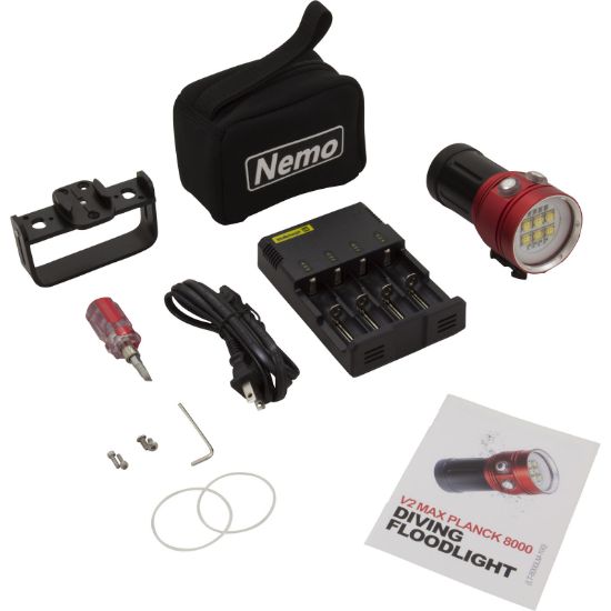 LT-8000M-100 Diving Floodlight Nemo Power ToolsMax Planck 8000LEDWht