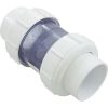 1795C20 Check Valve 5Lb. 2" Sxs Clear Pvc Union