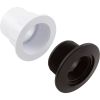 25523-504-000 Fiberglass Pool Wallfitting W/Nut Black)