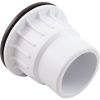 25523-504-000 Fiberglass Pool Wallfitting W/Nut Black)