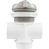 600-4347 Diverter Valve WW 1" 2 Port Top Mount Vertical Gry