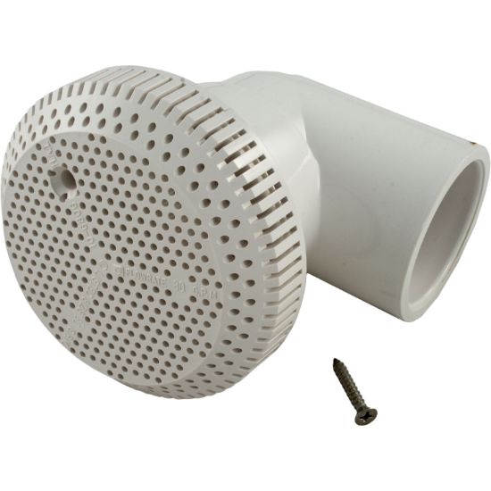 10-6809-WHT Suction Assy BWG/HA High Volume w/90? Nut White