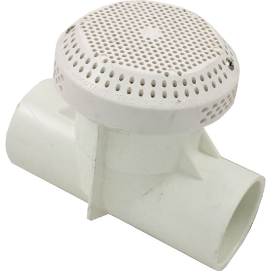 640-3220 Suction Assy WW 3-1/2" Hi-Flow2-3/8"hs1-1/2"sw/TeeWhite