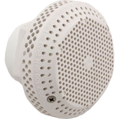 640-3250 Suction Assy WW 3-1/2" Hi-Flow 2-3/8"hs 1-1/2"s White